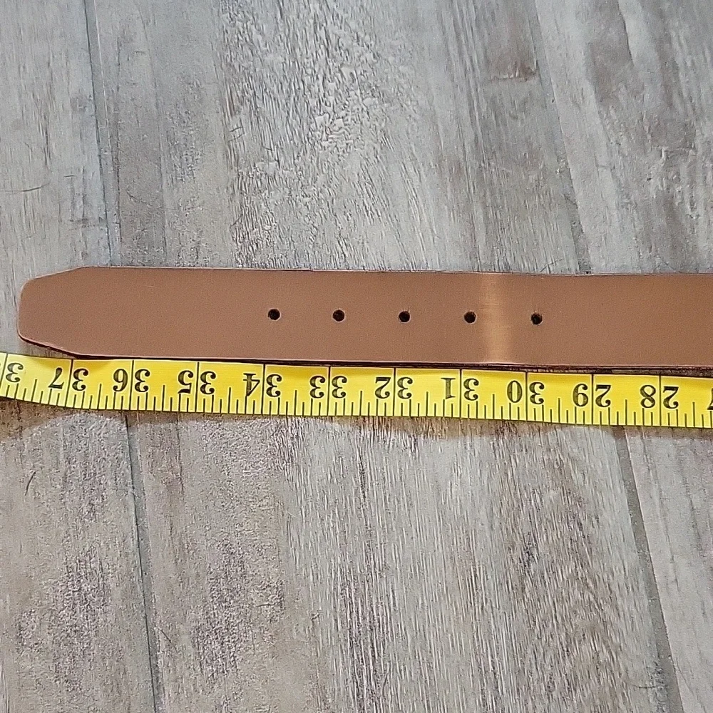 J. Crew Men's Brown Leather Belt Size 30